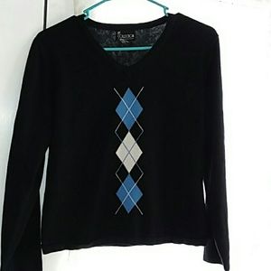 NY Collection V-neck sweater/jumper M